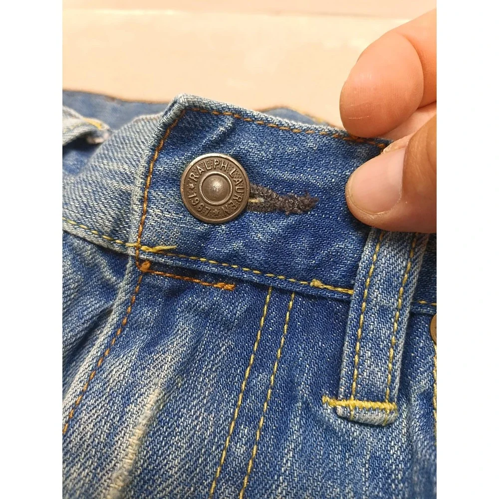 Polo Ralph Lauren Men's Size 30/30 Straight Leg Jeans RN# 41381 Distressed.